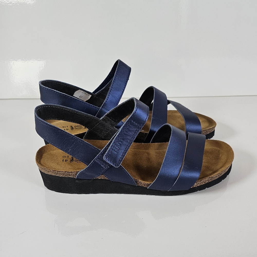 NAOT Footwear Women's Kayla Leather Sandal Arch Support Size 10 Size 41
